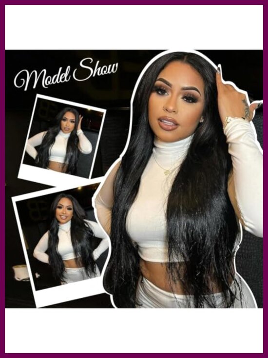 Clip in Hair Extensions Real Human Hair 26Inch 130g Remy Double Weft 8pcs Set main image 6